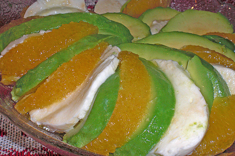 Avocado - Orangen - Salat