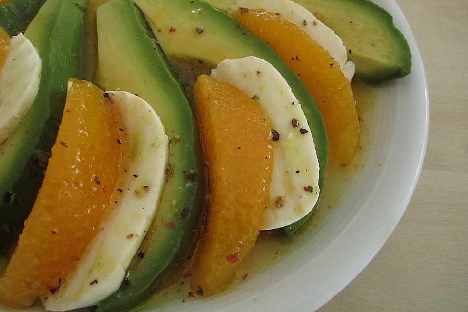 Avocado - Orangen - Salat