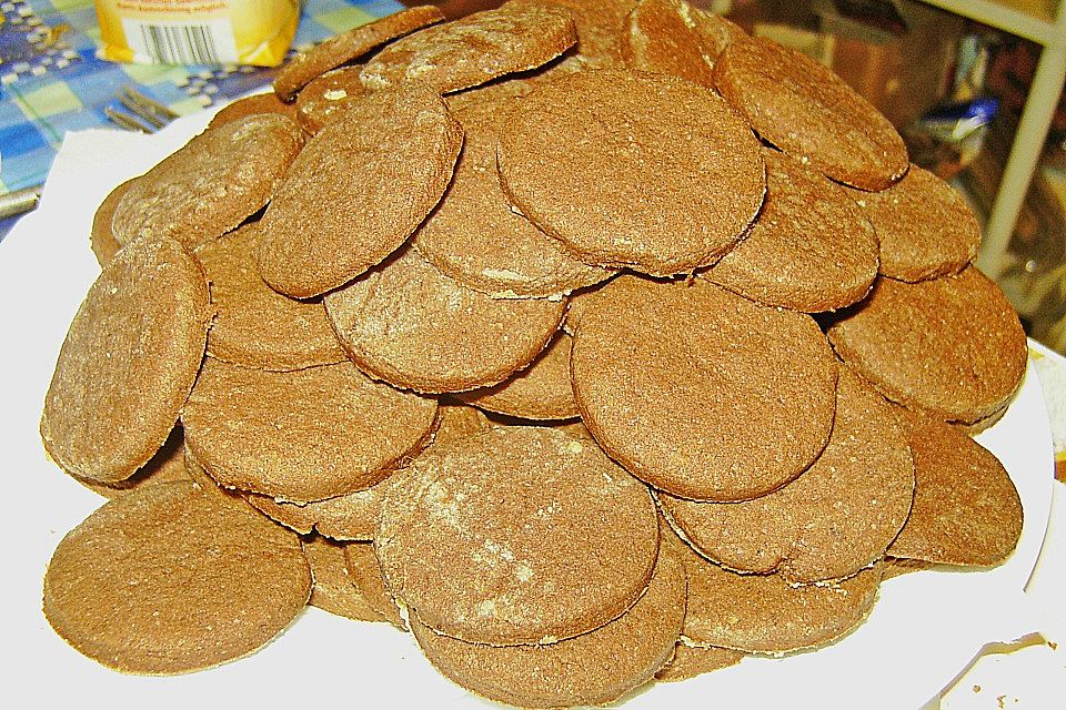 Angys Schokoplätzchen mit Trüffelfüllung