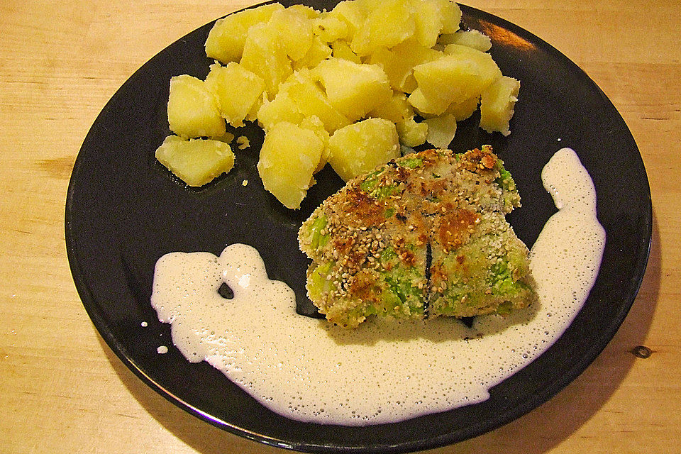 Wirsingpäckchen mit Ziegenkäse