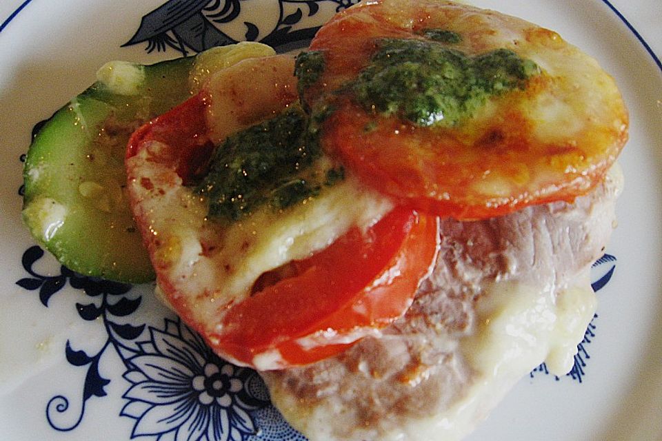 Schweinefilet 'Caprese'