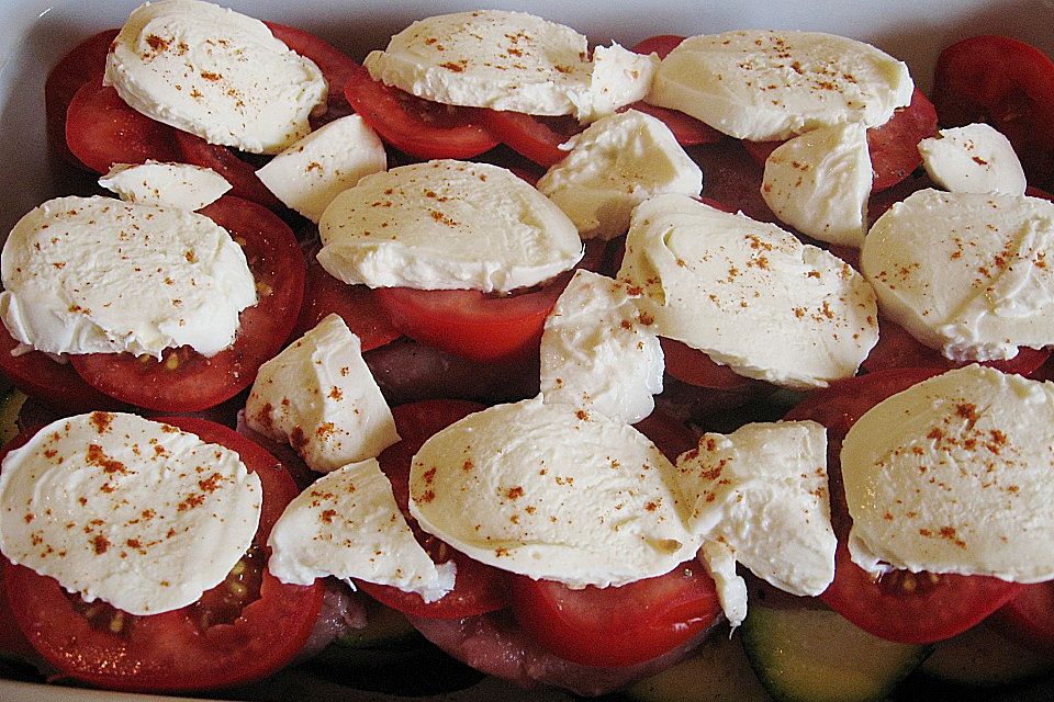 Schweinefilet 'Caprese'