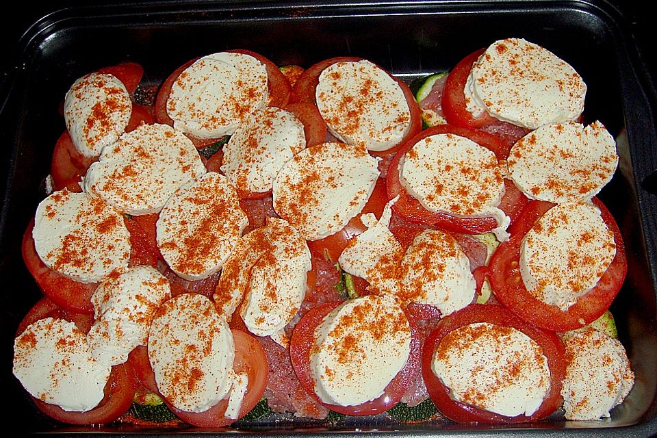 Schweinefilet 'Caprese'