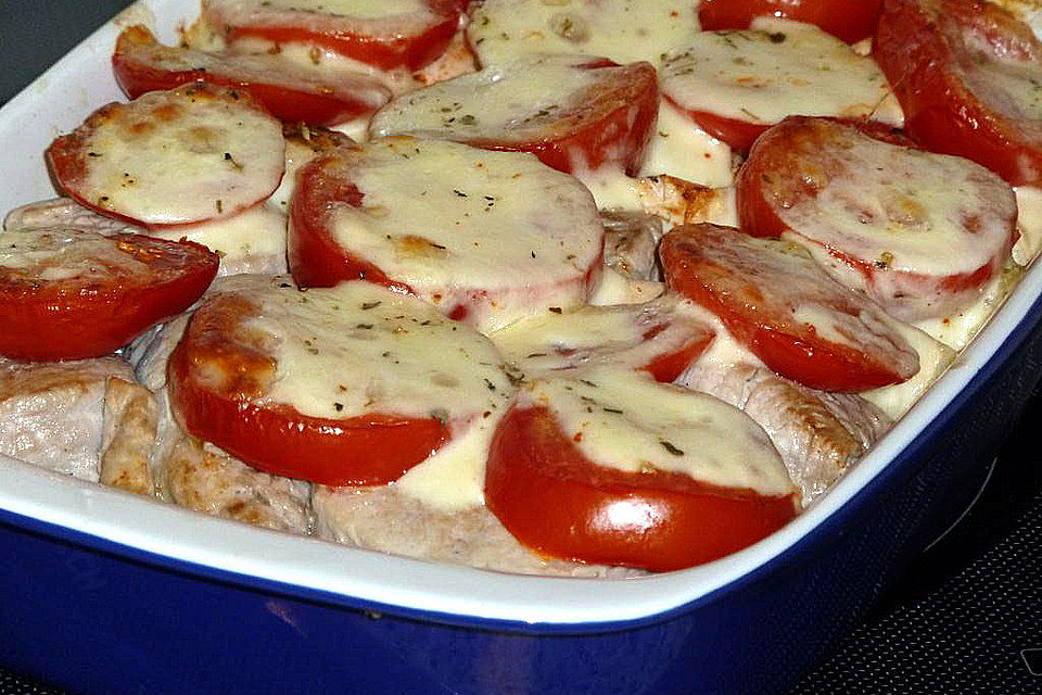 Schweinefilet 'Caprese'