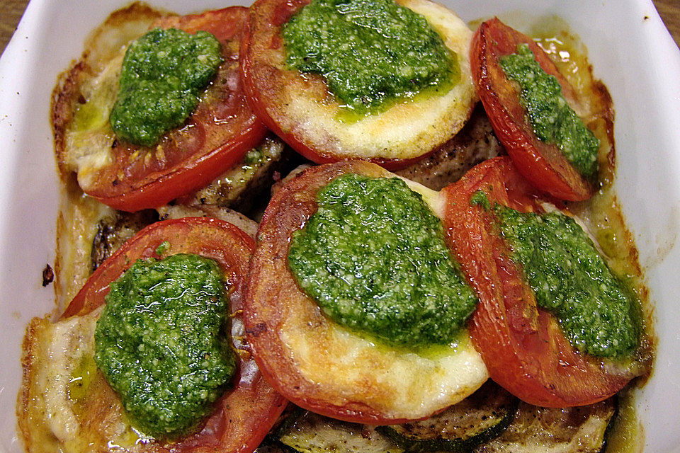 Schweinefilet 'Caprese'