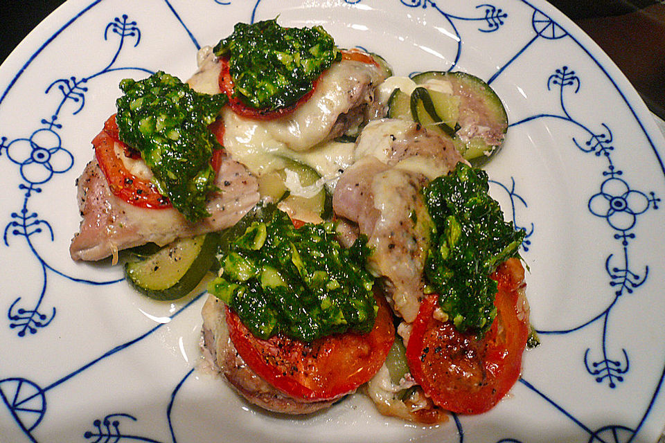 Schweinefilet 'Caprese'