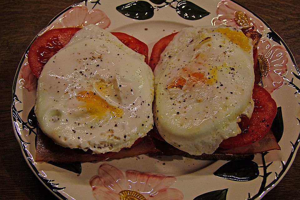 Spiegelei - Tomaten - Snack