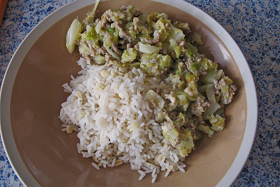 Griechisches Hack - Kraut