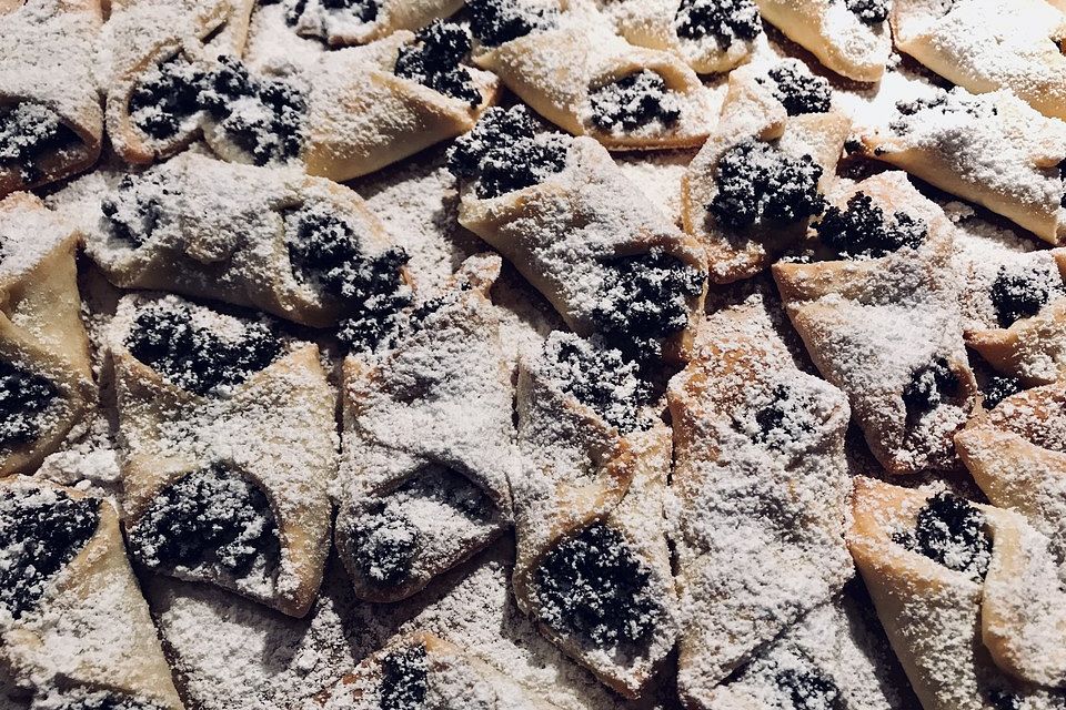 Frischkäse - Plätzchen mit Mohn