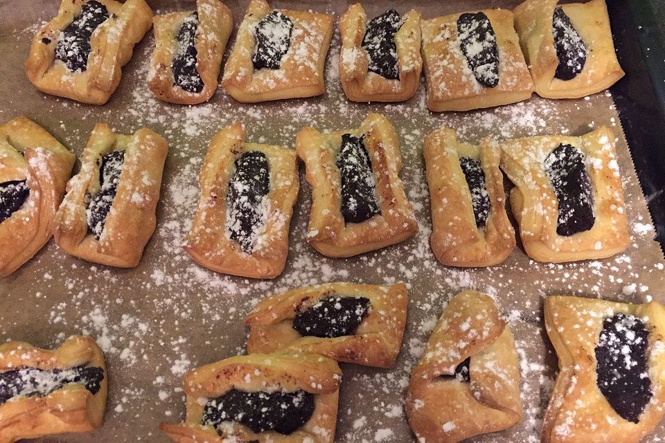 Frischkäse - Plätzchen mit Mohn