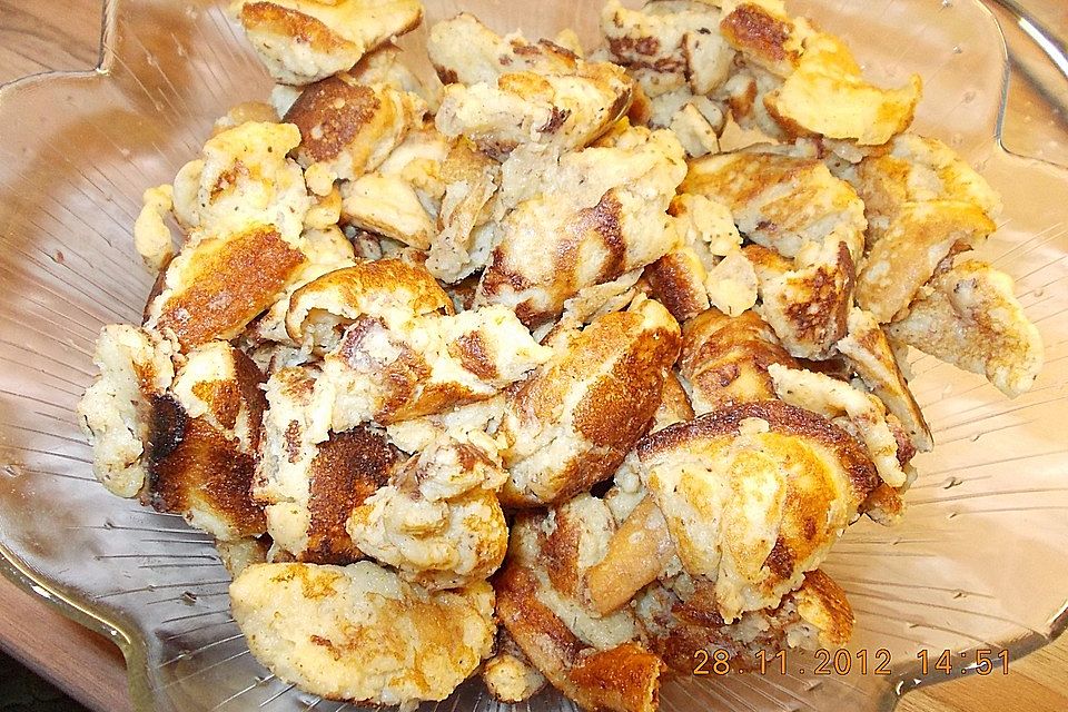 Kaiserschmarrn mit Lebkuchengewürz