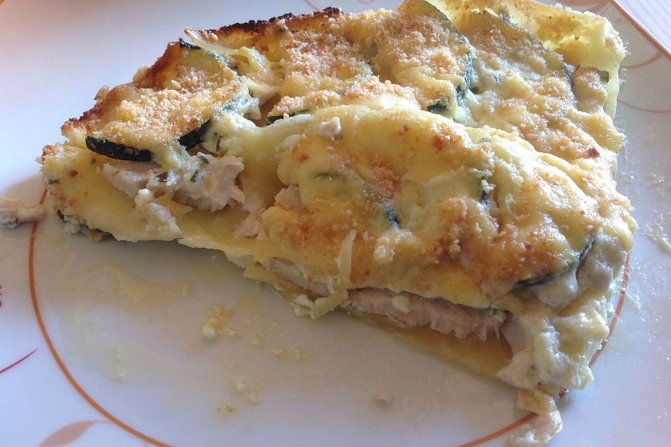 Lachs - Zucchini - Lasagne