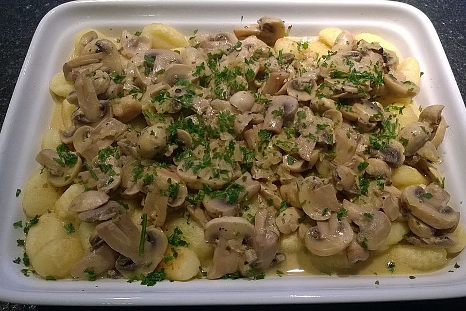 Gnocchi mit Champignons