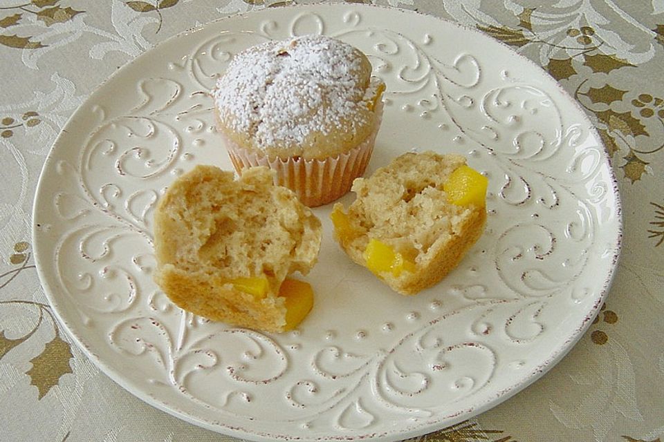 Pfirsich - Muffins