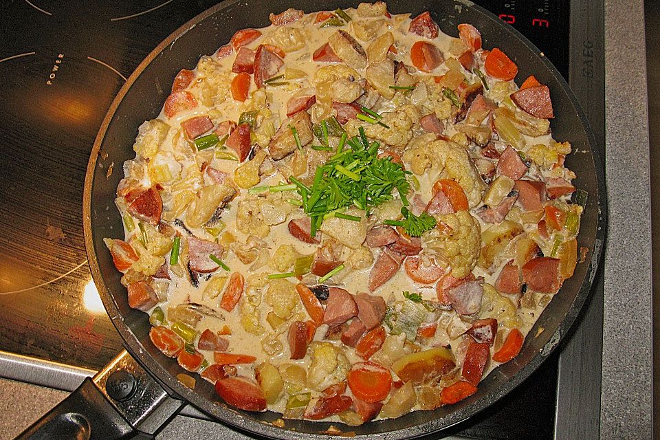 Kartoffel - Gemüse - Pfanne