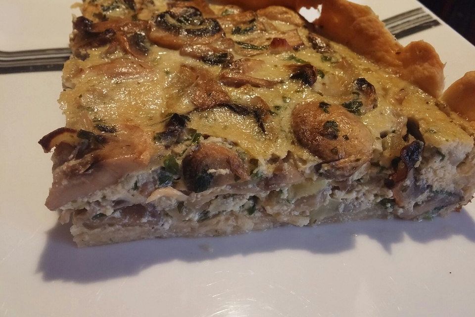 Champignon-Quiche