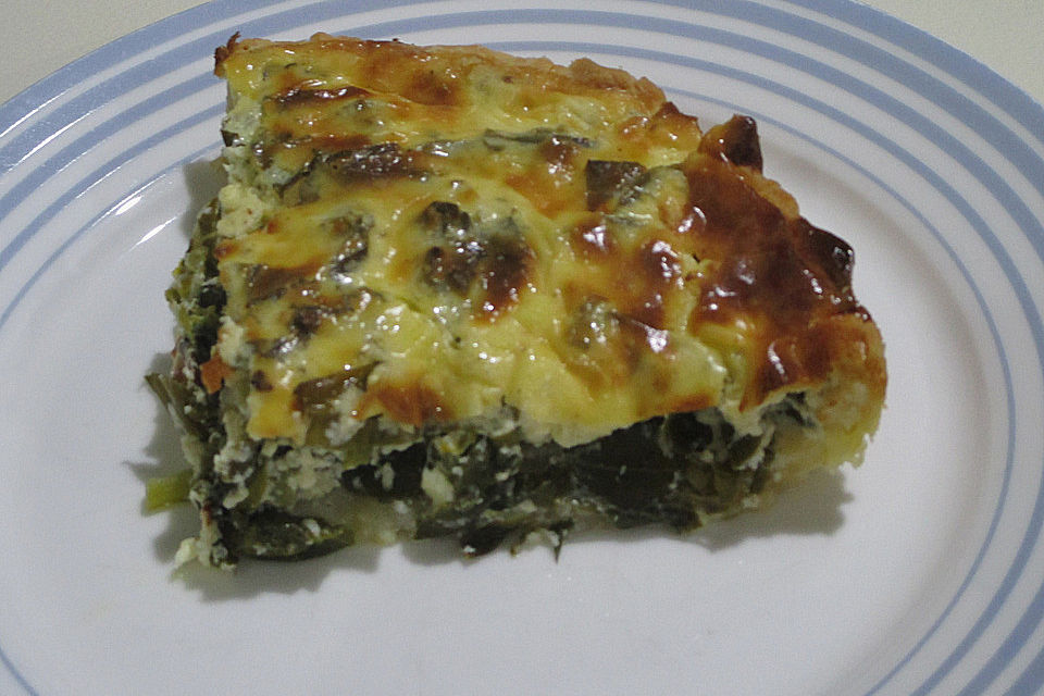 Pak Choi Quiche