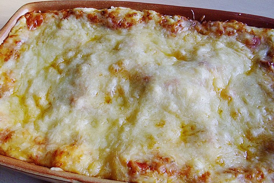 Vegetarische Lasagne mit Tofu