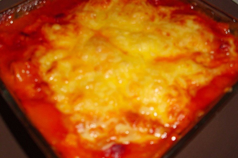 Vegetarische Lasagne mit Tofu