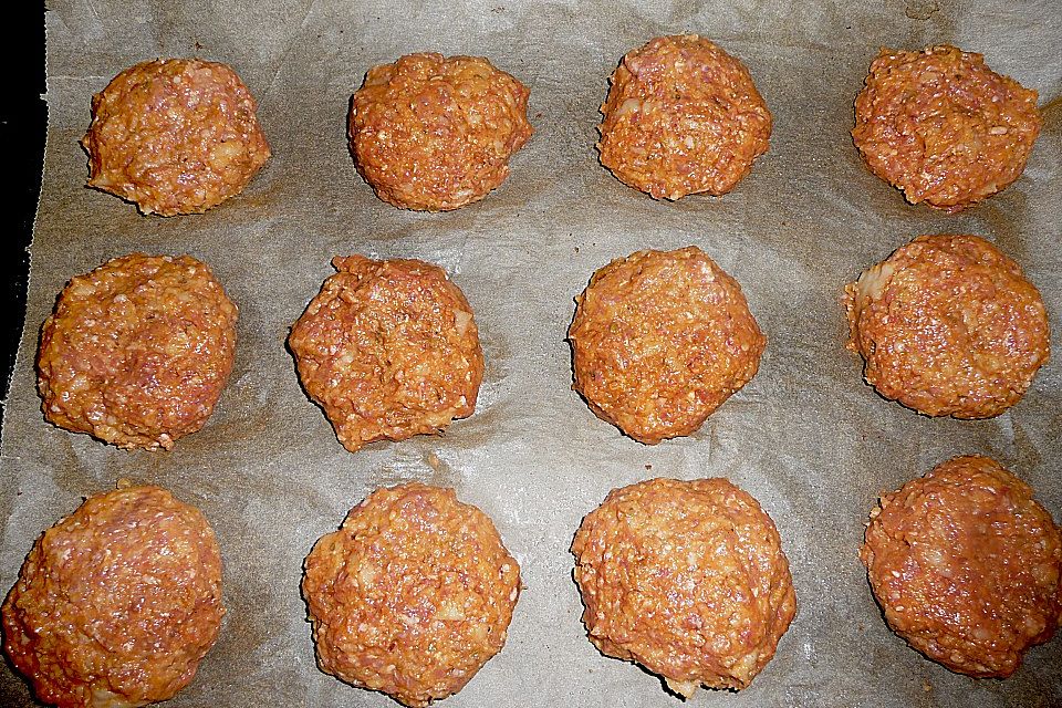 Frikadellen aus dem Backofen