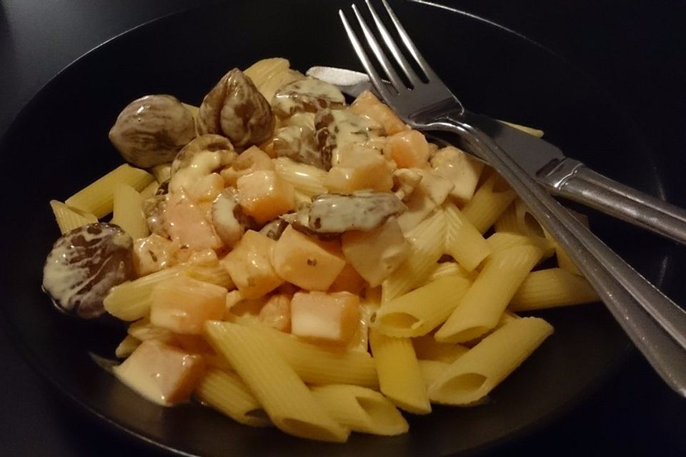 Kürbis - Maroni - Pasta