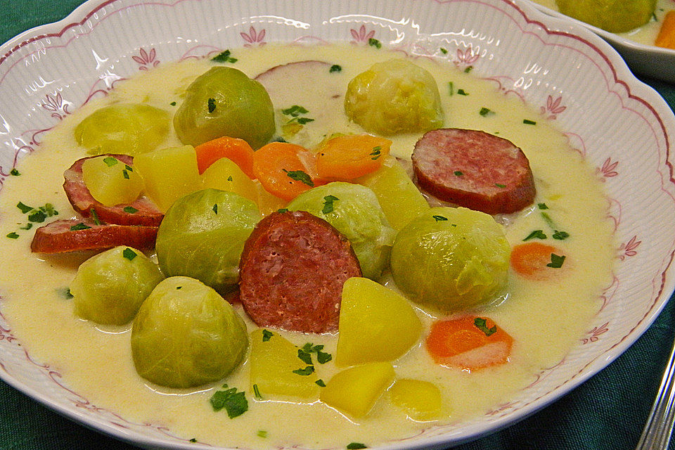 Rosenkohlsuppe