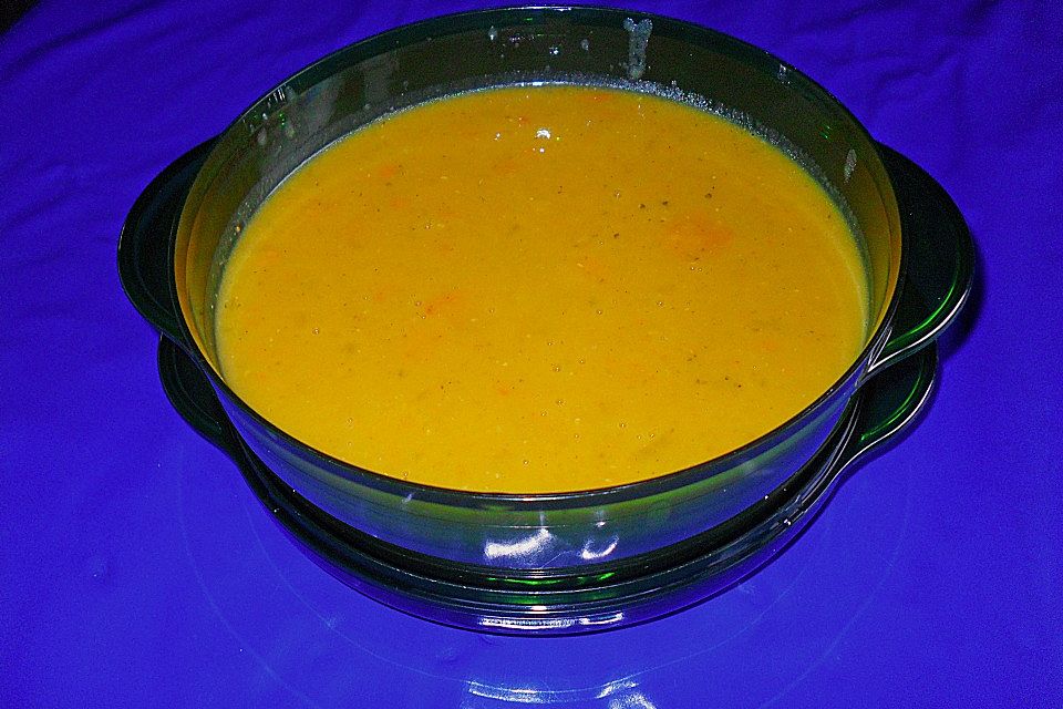 Kürbis - Linsensuppe