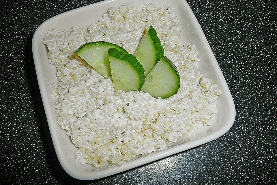 Bulgur mit Frischkäse