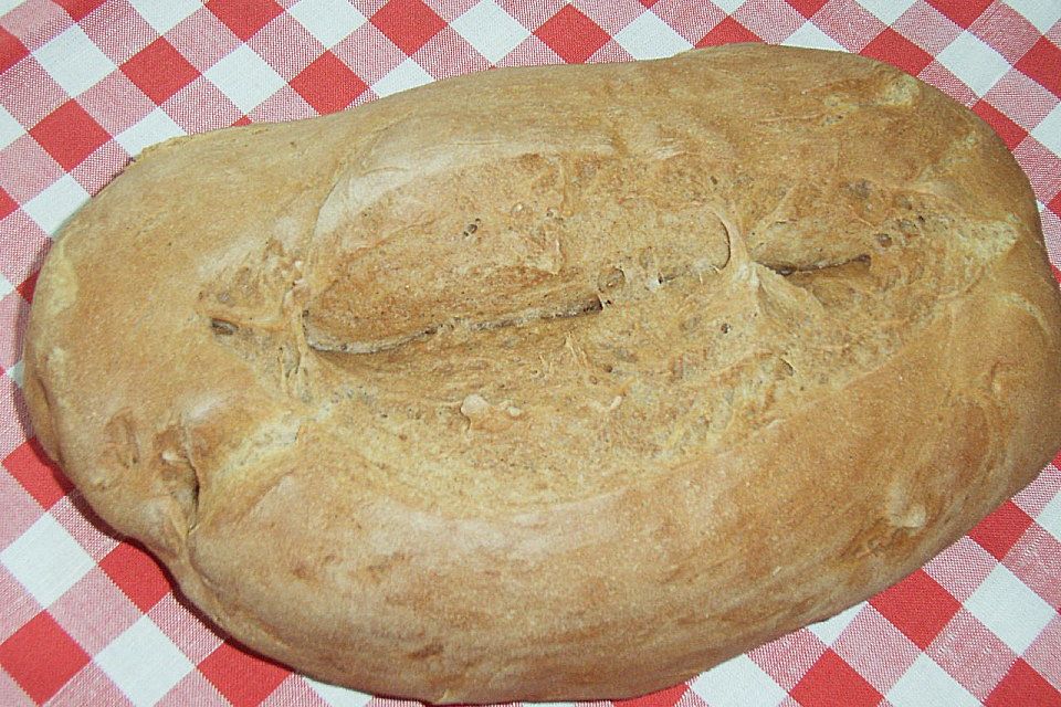 Einfaches Bauernbrot