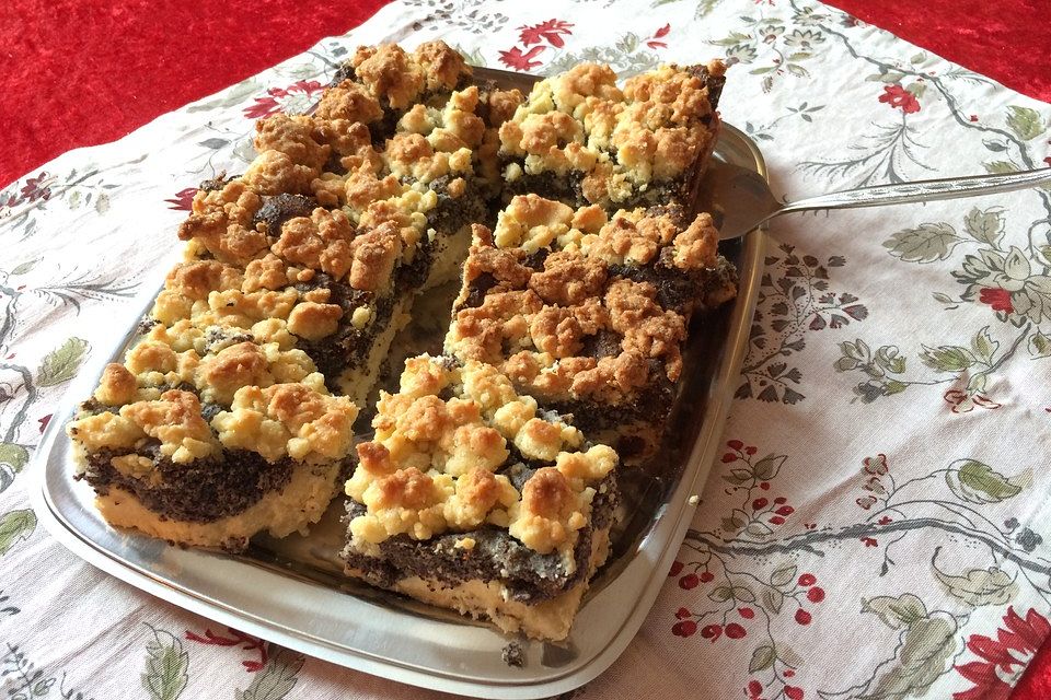 Mohn - Streusel - Käsekuchen