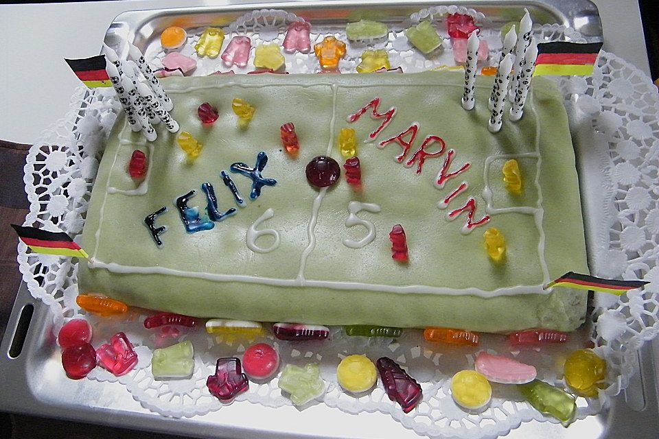 Fußballtorte