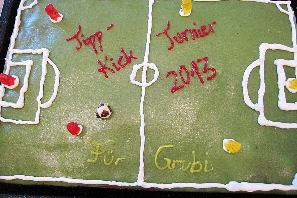 Fußballtorte