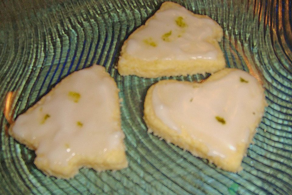 Limetten - Kokos - Plätzchen