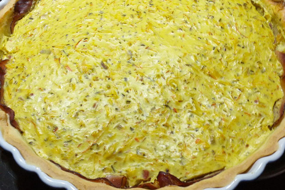 Kürbisquiche