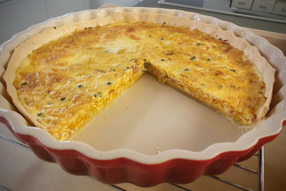 Kürbisquiche