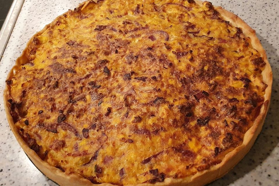 Kürbisquiche