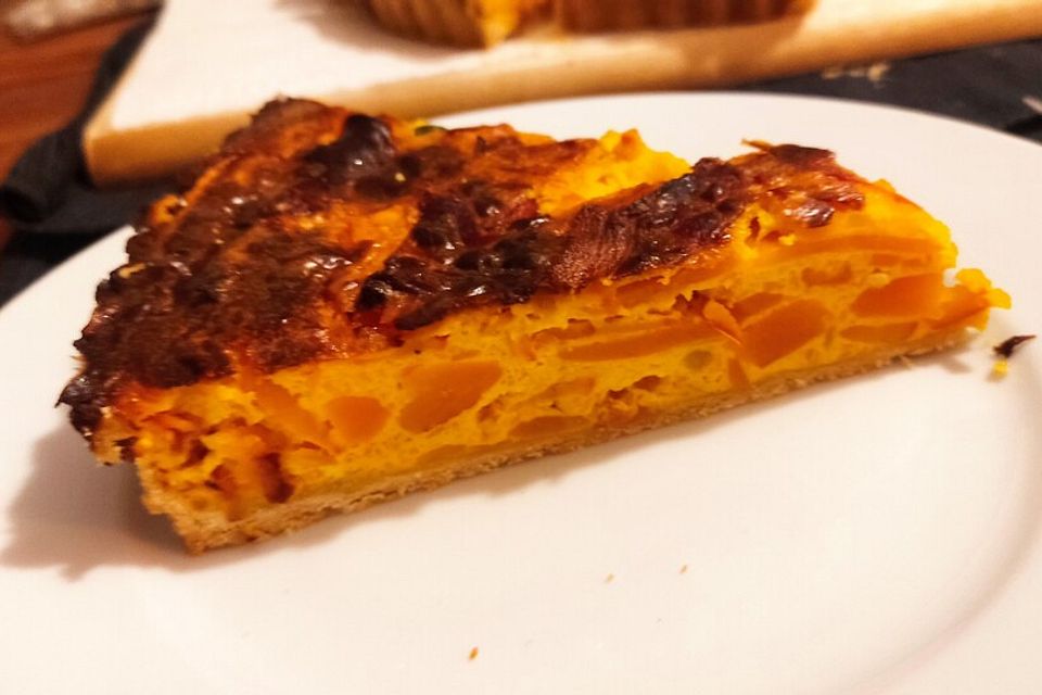 Kürbisquiche