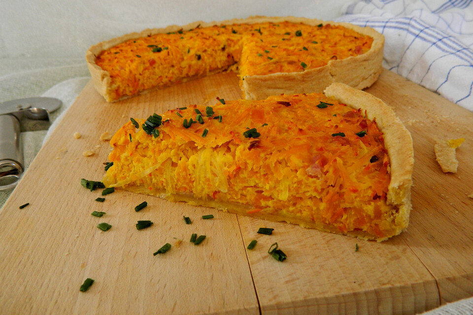 Kürbisquiche