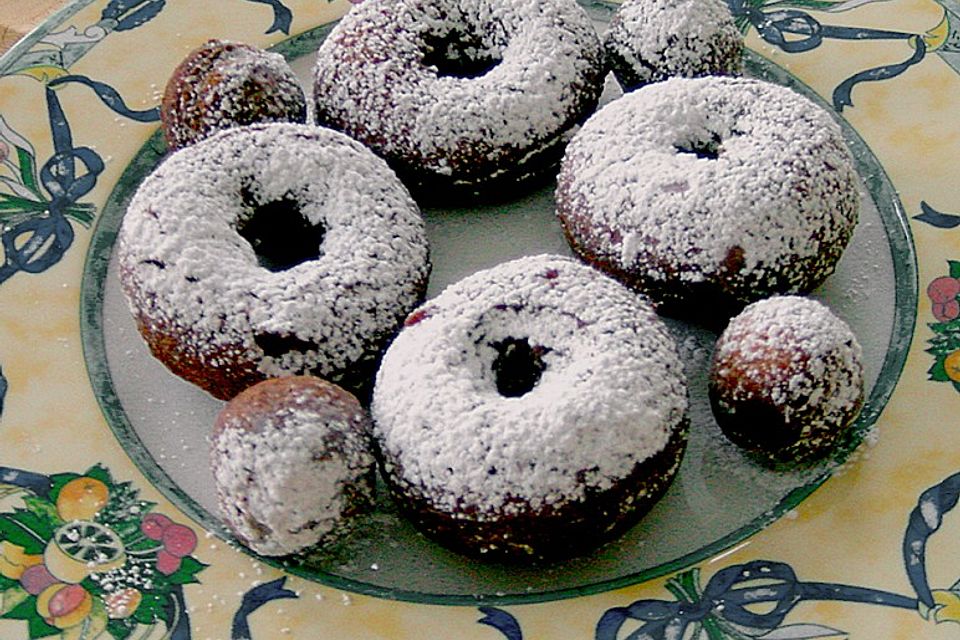 Donuts mit  Sauerrahm und Orangengeschmack