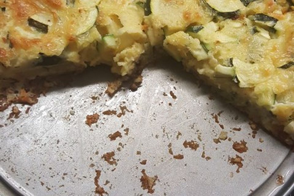 Zucchini - Käse - Kuchen