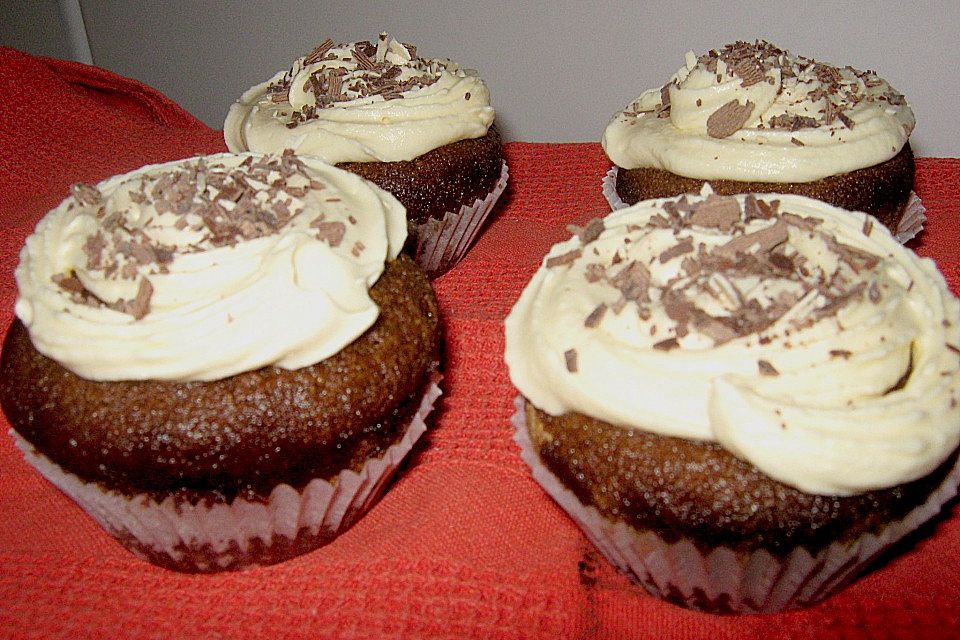 Tiramisu - Cupcakes mit  Mascarponecreme