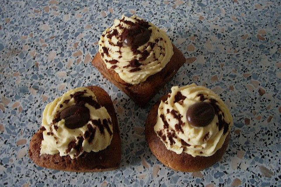 Tiramisu - Cupcakes mit  Mascarponecreme