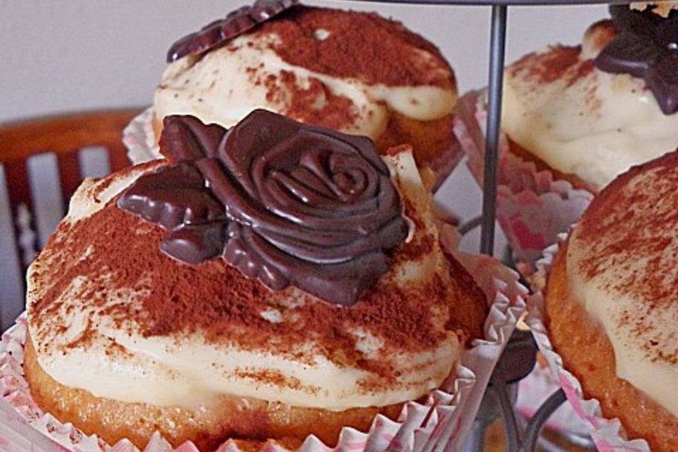 Tiramisu - Cupcakes mit  Mascarponecreme