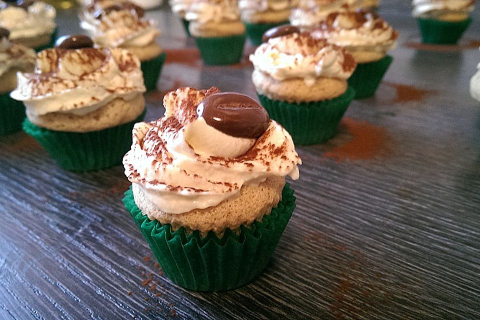 Tiramisu - Cupcakes mit  Mascarponecreme