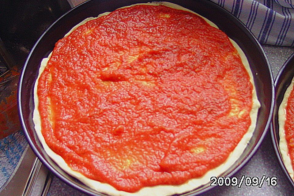 Tomatensauce für Pizza