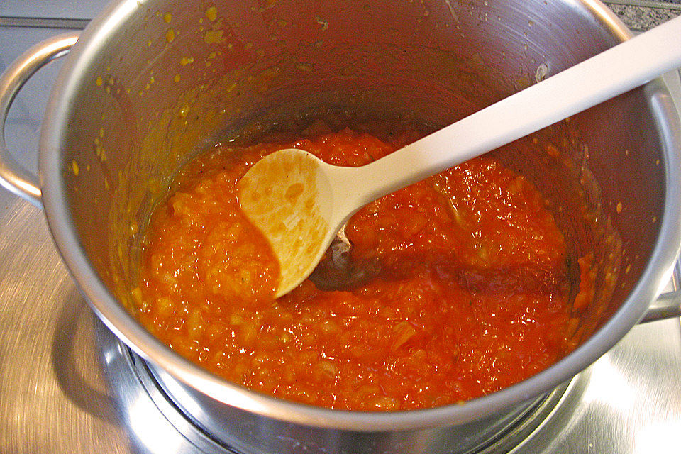 Tomatensauce für Pizza