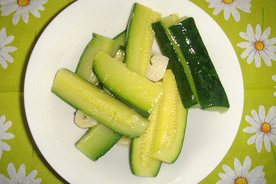 Gedünstete Zucchini