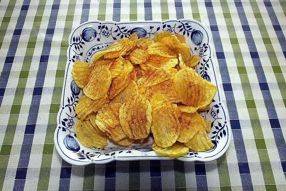 Kartoffelchips selbstgemacht