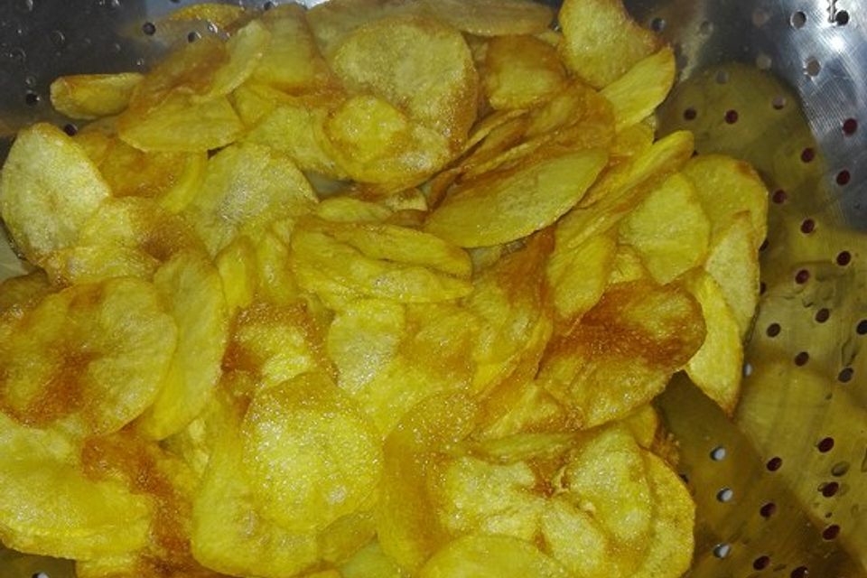 Kartoffelchips selbstgemacht