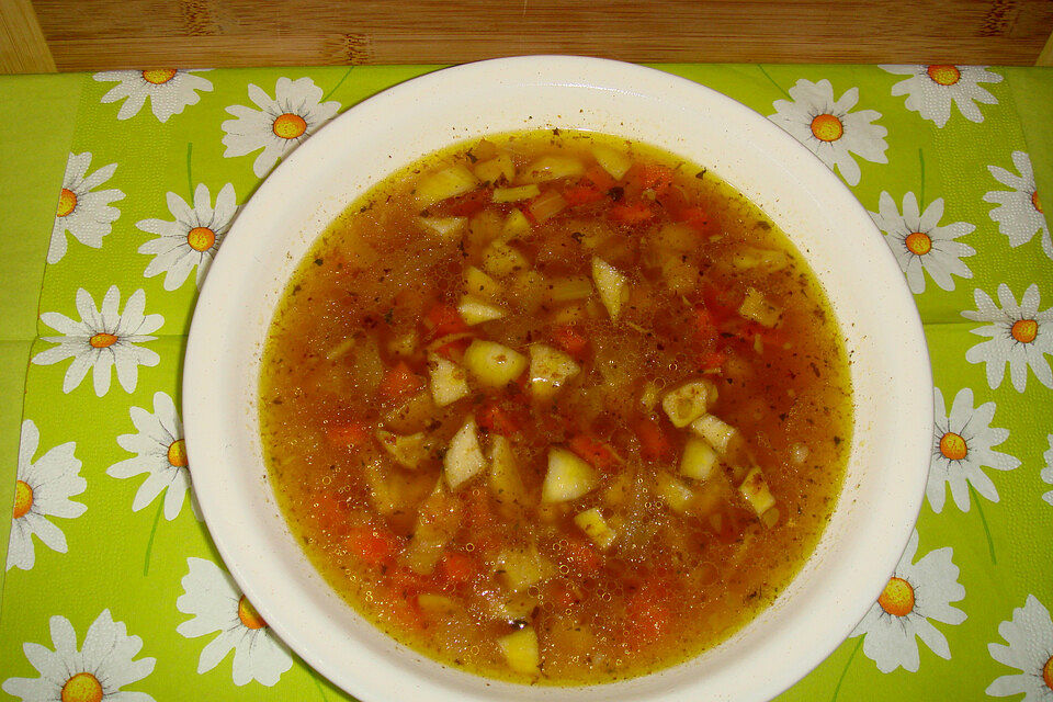 Bunte Kartoffelsuppe